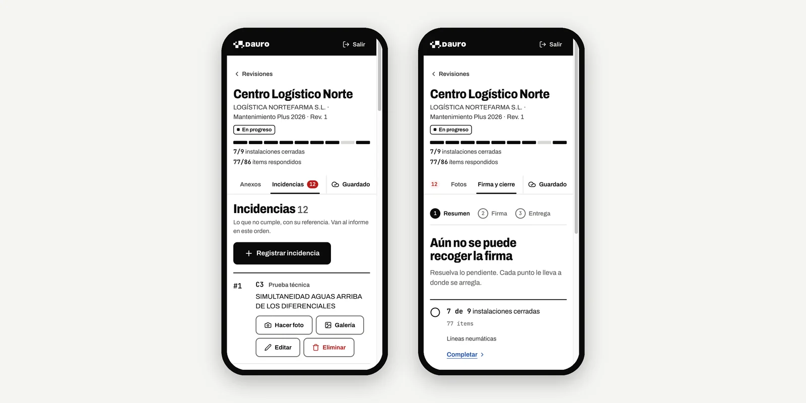App de revisiones industriales que genera el informe sola - Vista 3