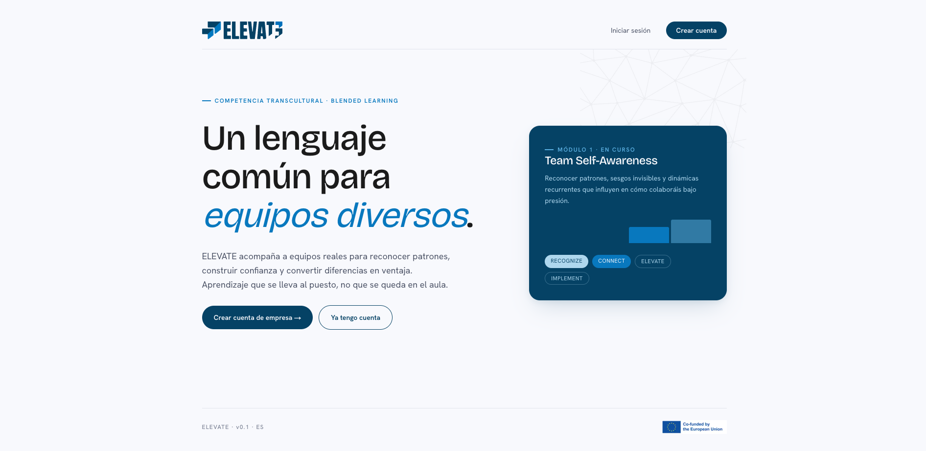 Plataforma de formación intercultural para equipos diversos